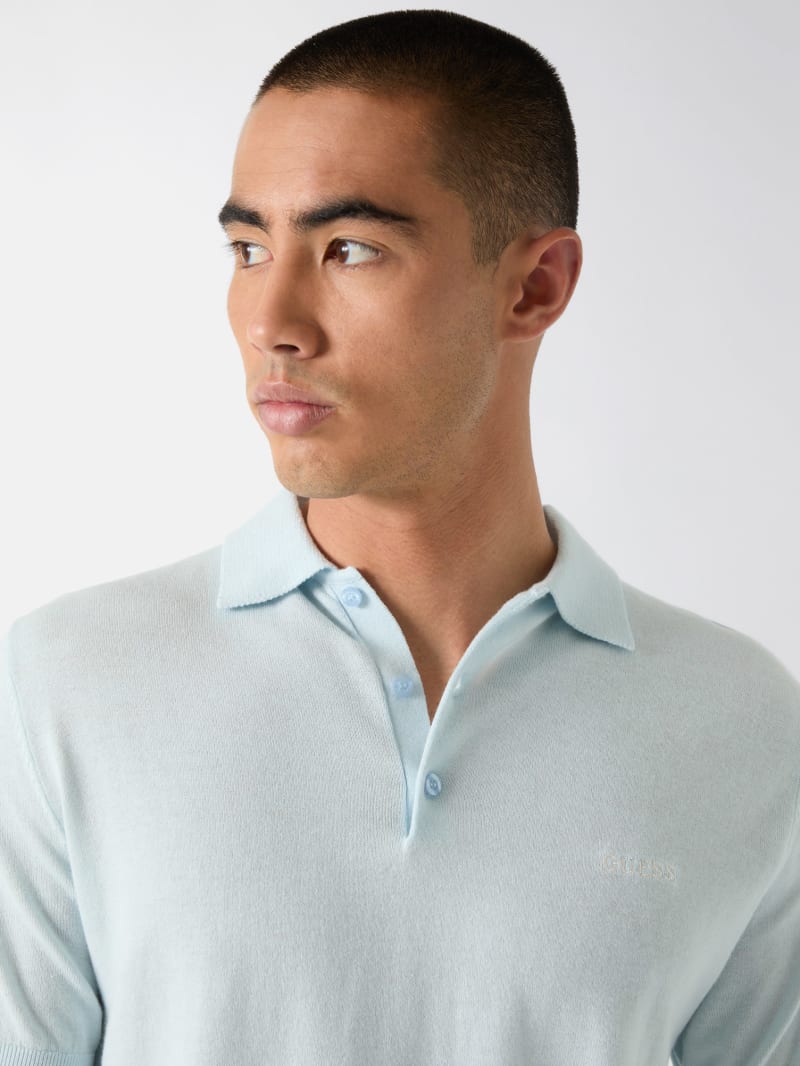 Silk-blend polo - thumbnail 7