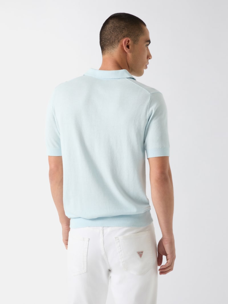 Silk-blend polo - thumbnail 8