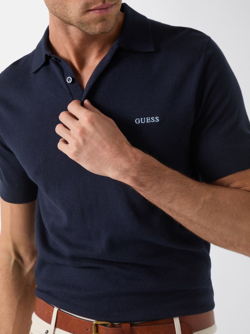 Silk-blend polo - thumbnail 3
