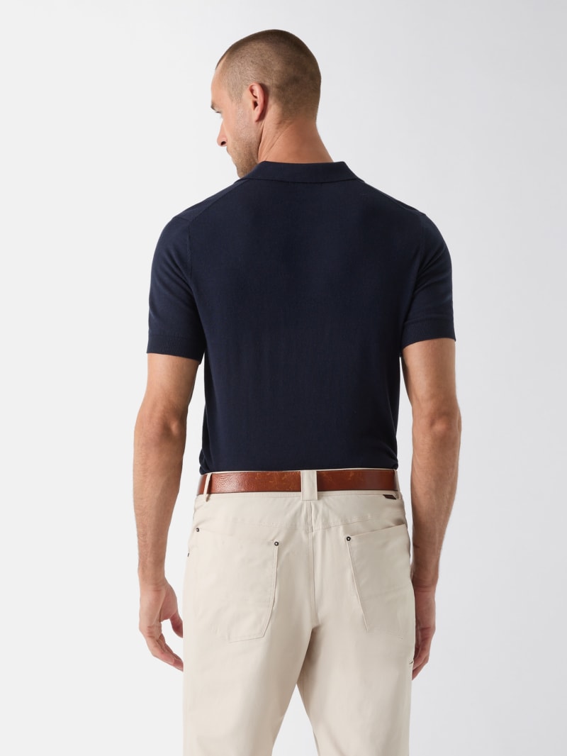 Silk-blend polo - thumbnail 4