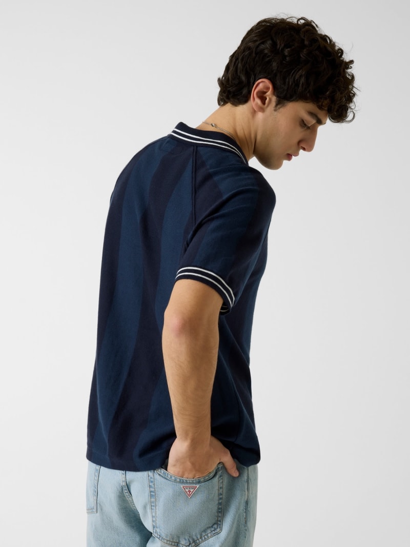 Striped polo shirt - thumbnail 3