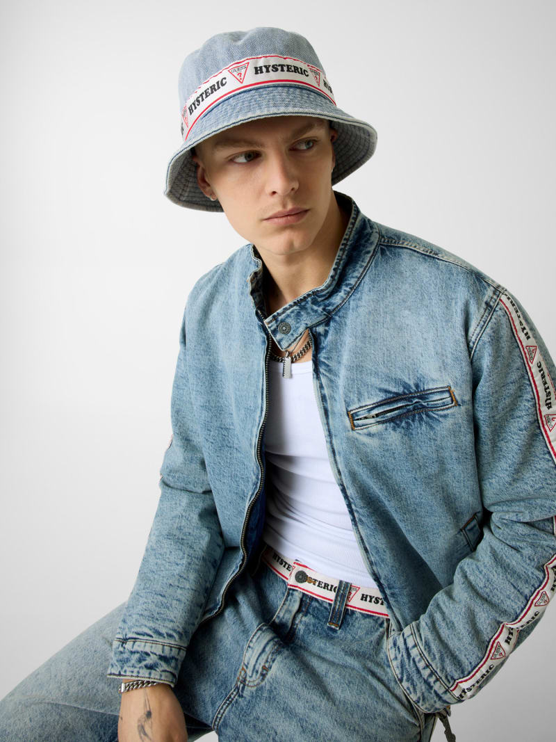 [新品]　HYSTERIC GLAMOUR x GUESS バケットハット M6GZ02WF8V1-FBGX-ALT1