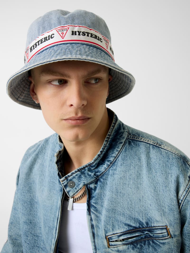 [新品]　HYSTERIC GLAMOUR x GUESS バケットハット M6GZ02WF8V1-FBGX-ALT2