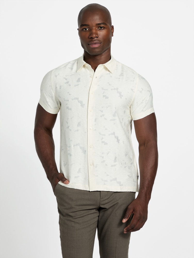 GUESS® Alden Clip Jacquard Shirt