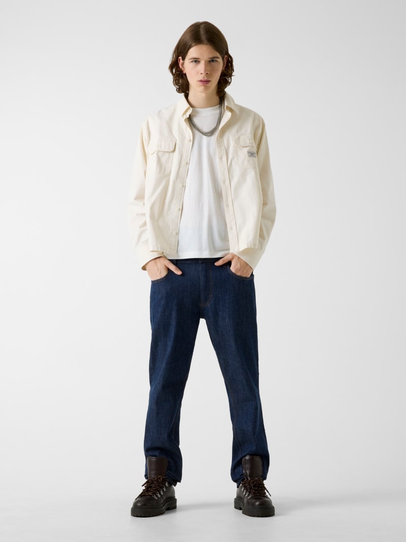 Boxy Crop Pocket Shirt