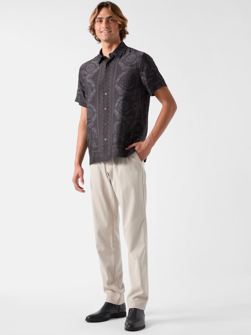 Baroque Border Print Shirt