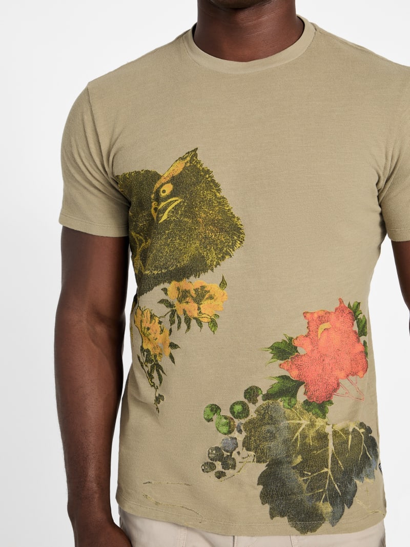 Eco Crafted Flower Tee