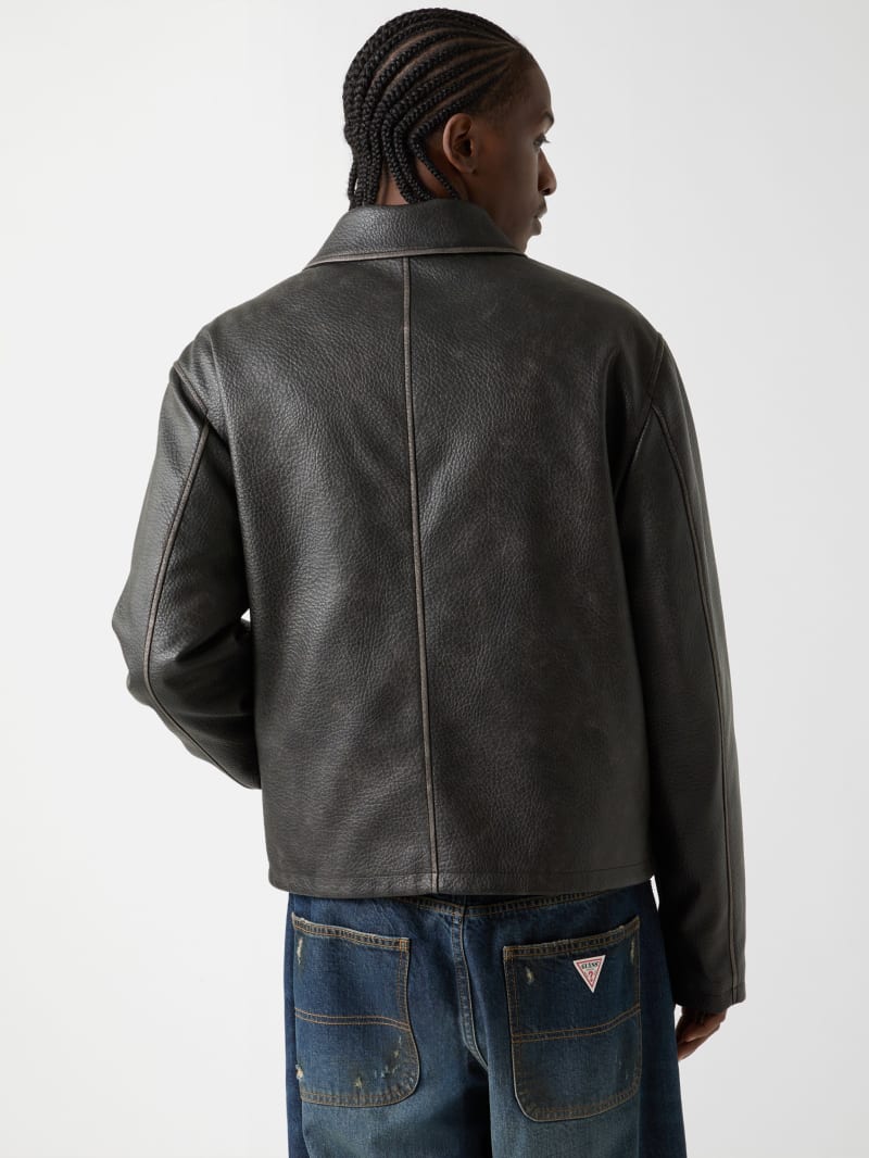 GUESS® GUESS Originals Faux-Leather Jacket