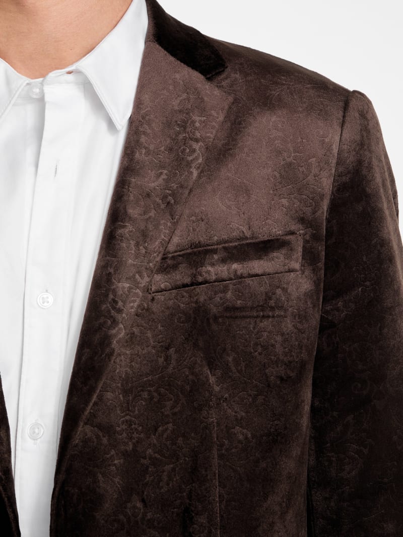 Eco Fulham Embossed Velvet Blazer