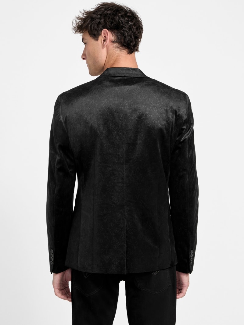 Eco Fulham Embossed Velvet Blazer - thumbnail 4
