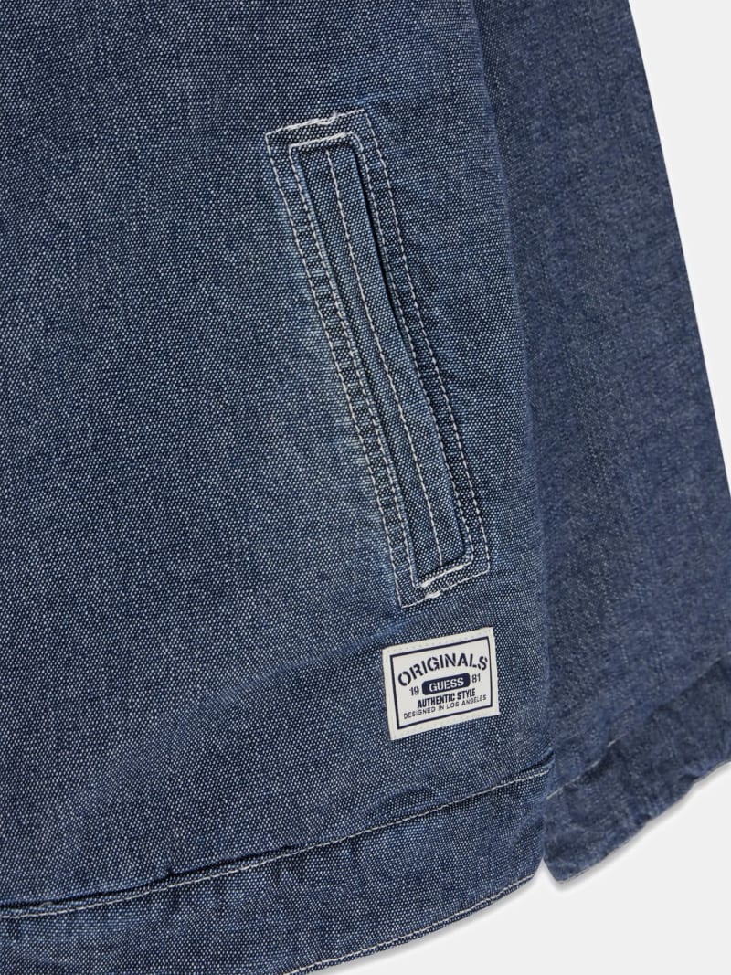 GUESS Originals Hooded Denim Jacket Men | GUESS Jeans®