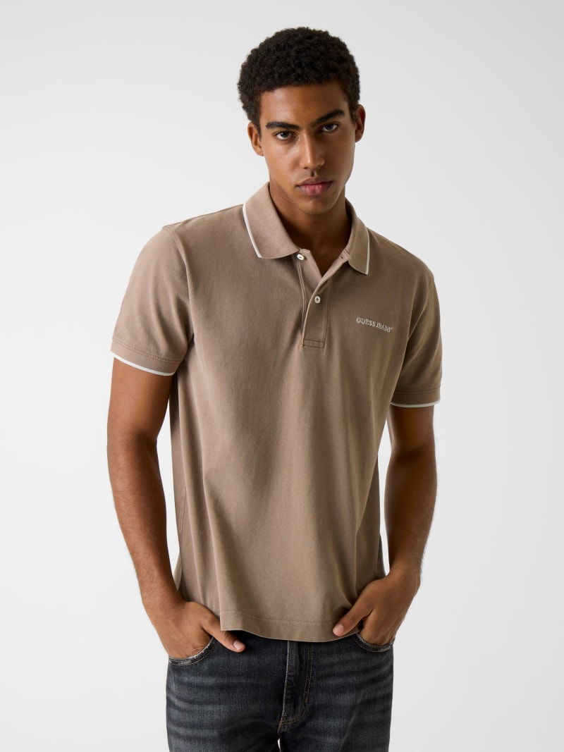 GUESS® Embroidered Logo Polo