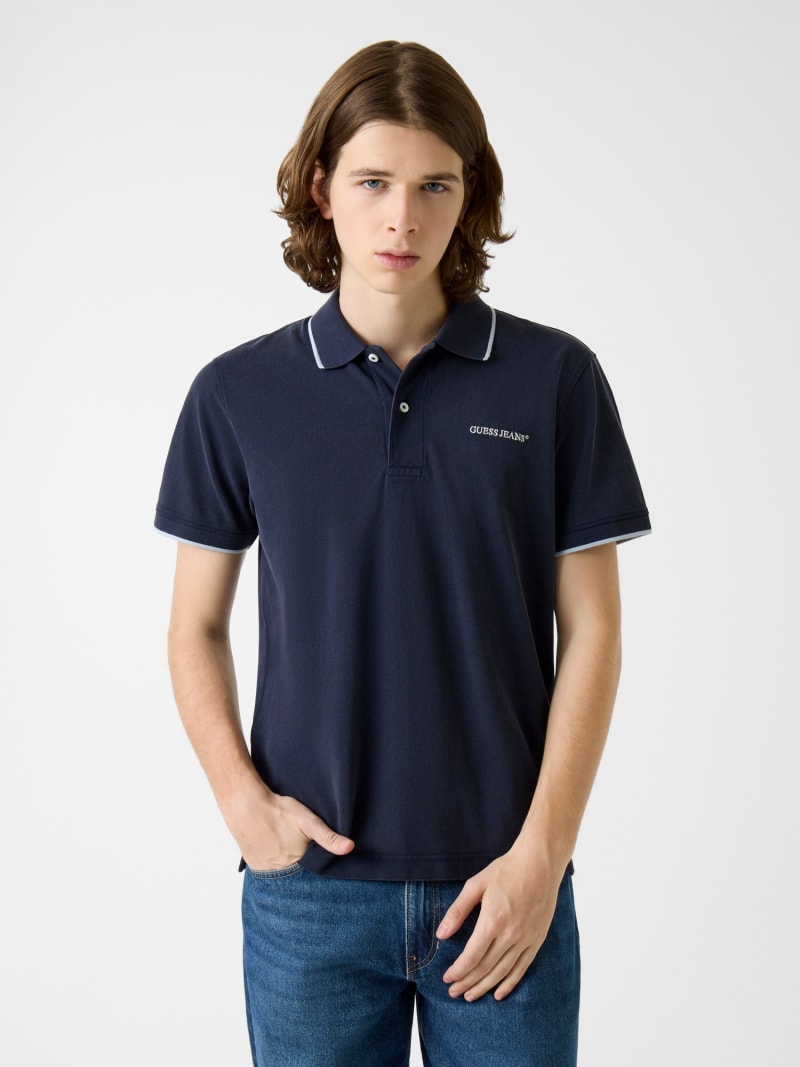 Embroidered Logo Polo · Guess