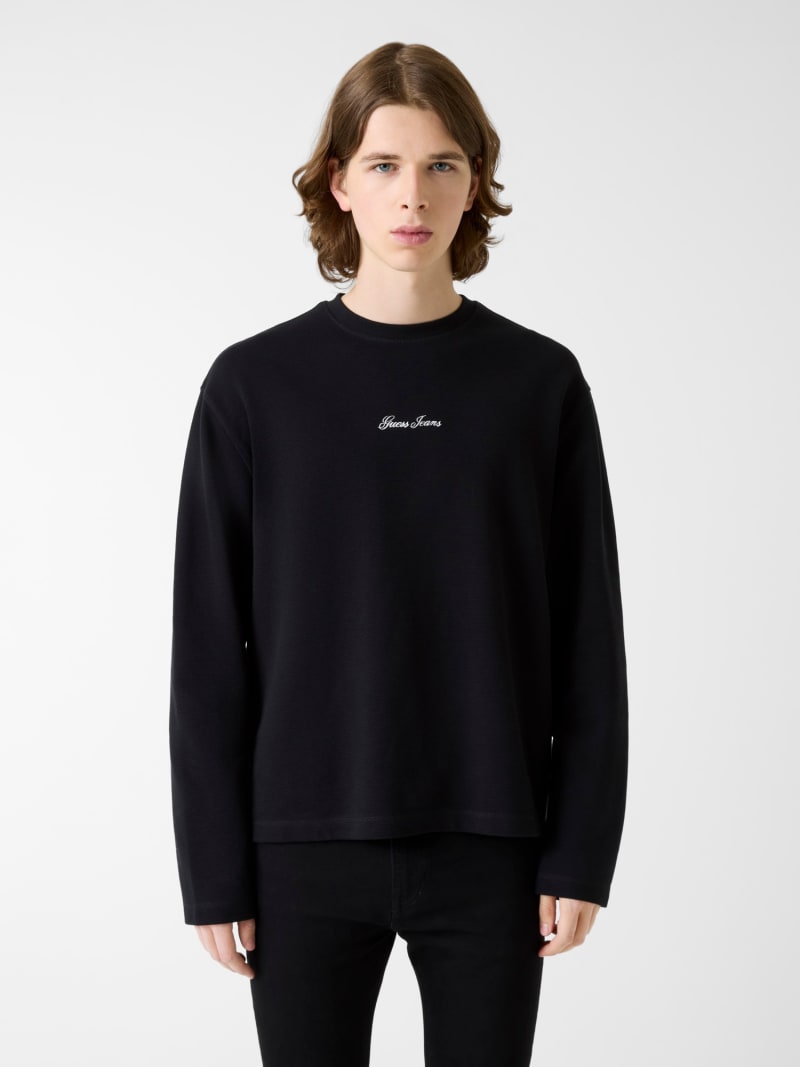 GUESS® Boxy fit knit t-shirt