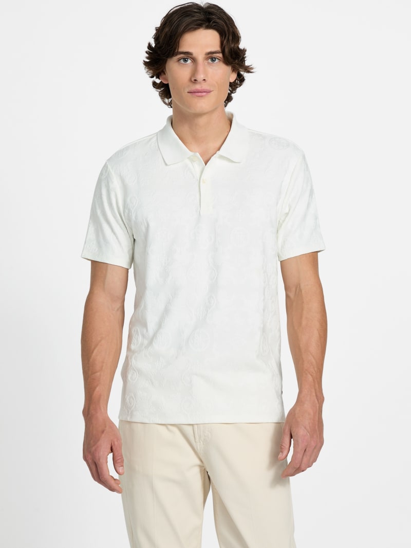 Eco Tonal Jacquard Polo