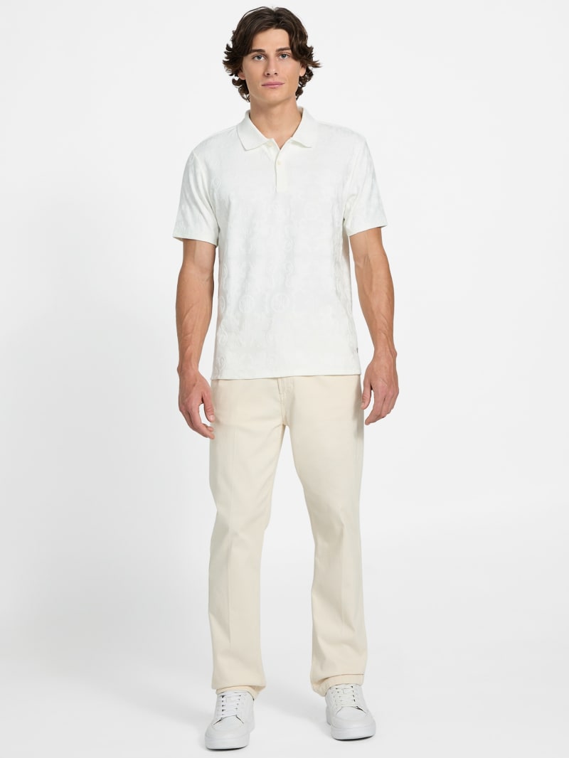 Eco Tonal Jacquard Polo - thumbnail 6