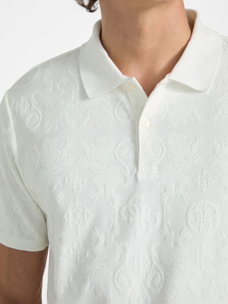 Eco Tonal Jacquard Polo - thumbnail 7