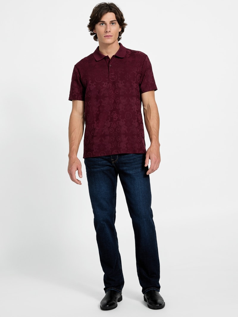 Eco Tonal Jacquard Polo - thumbnail 2