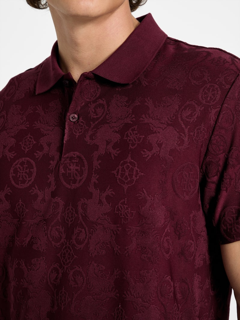 Eco Tonal Jacquard Polo