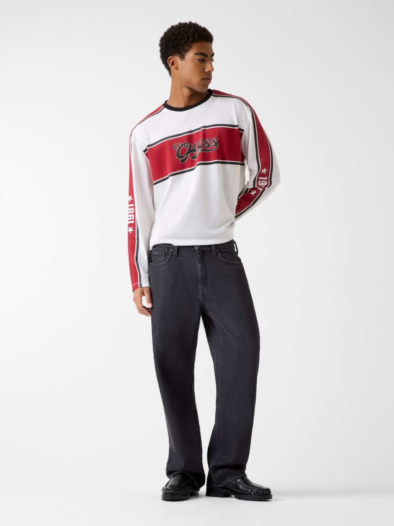 GUESS® Boxy fit mesh t-shirt