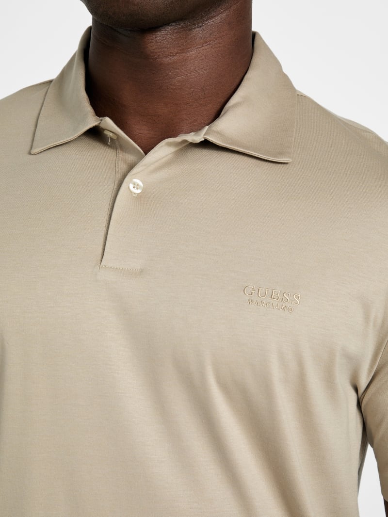 Lyocell blend polo - thumbnail 3