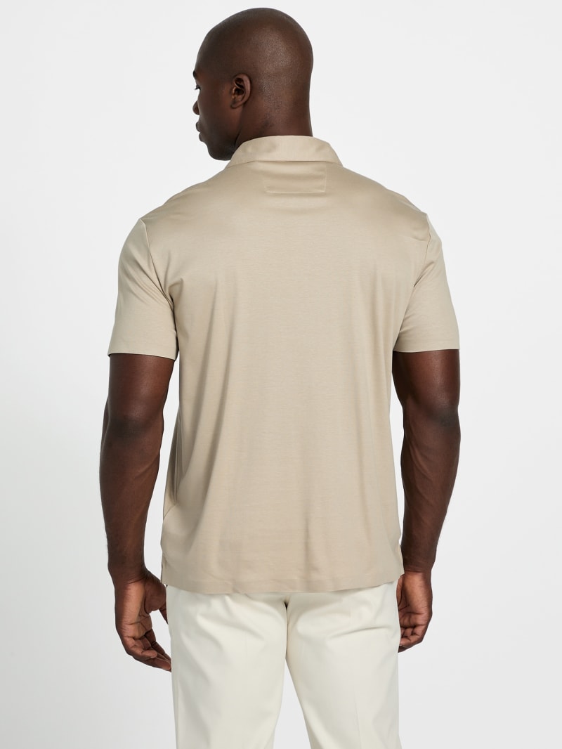 Lyocell blend polo - thumbnail 4