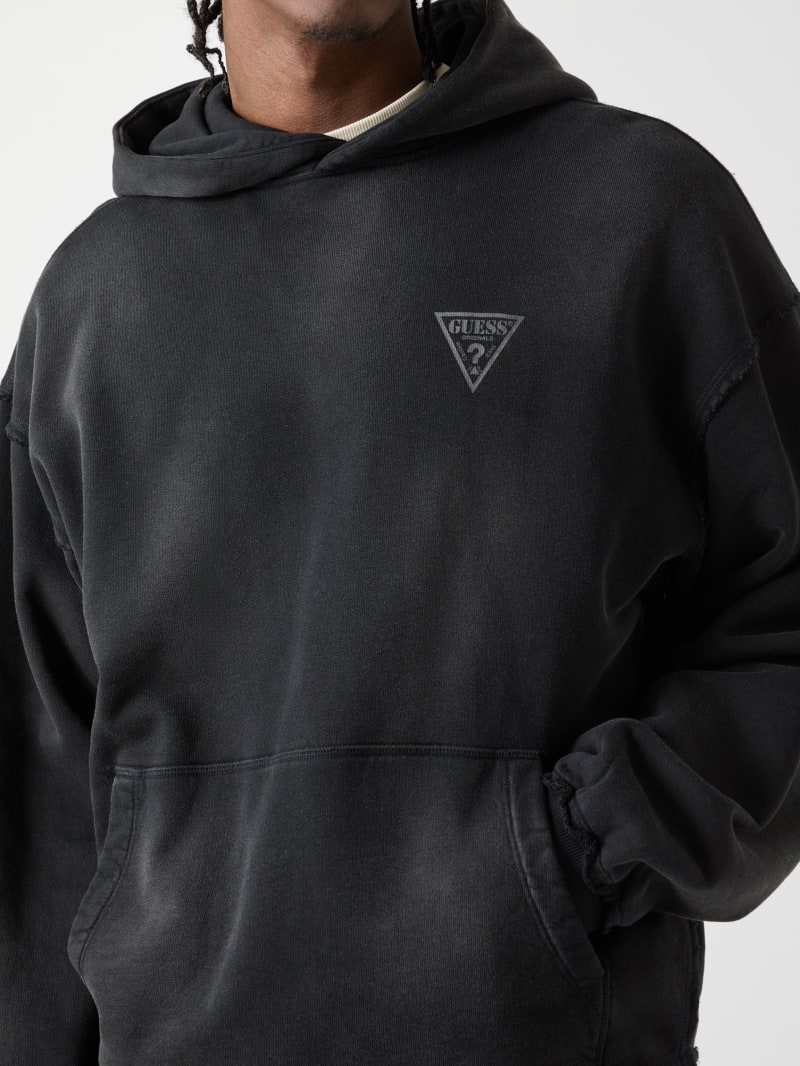 GUESS Originals Eco Triangle Logo Hoodie Men | GUESS Jeans®