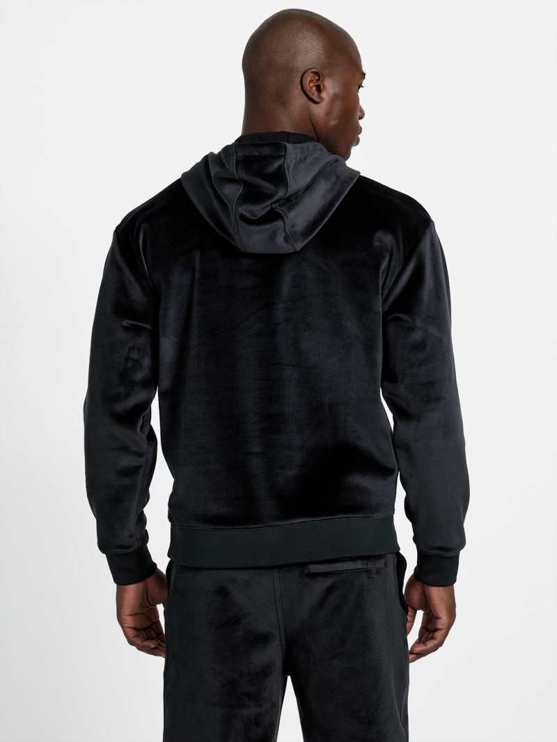 GUESS® Bonded Velvet Hoodie