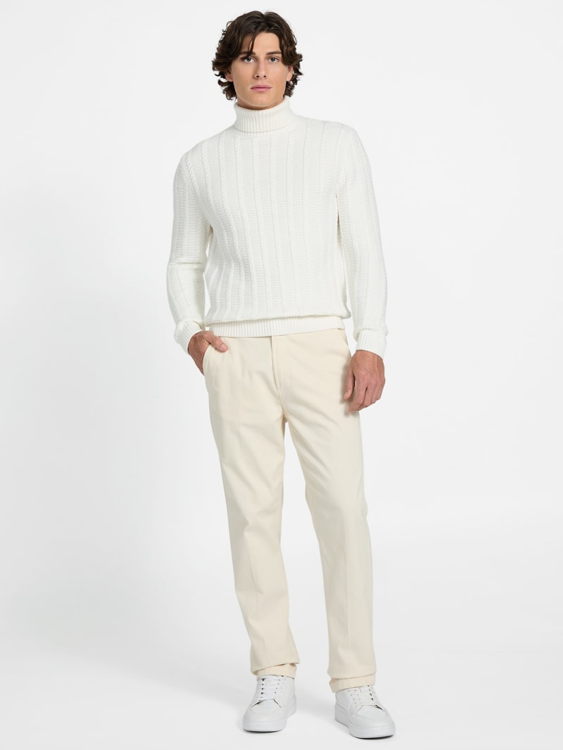Eco Brandon Cable-Knit Turtleneck Sweater - thumbnail 6