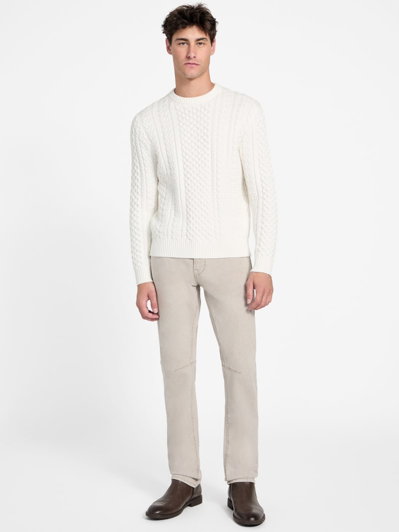 Eco Nathan Mixed Cable-Knit Sweater - thumbnail 10