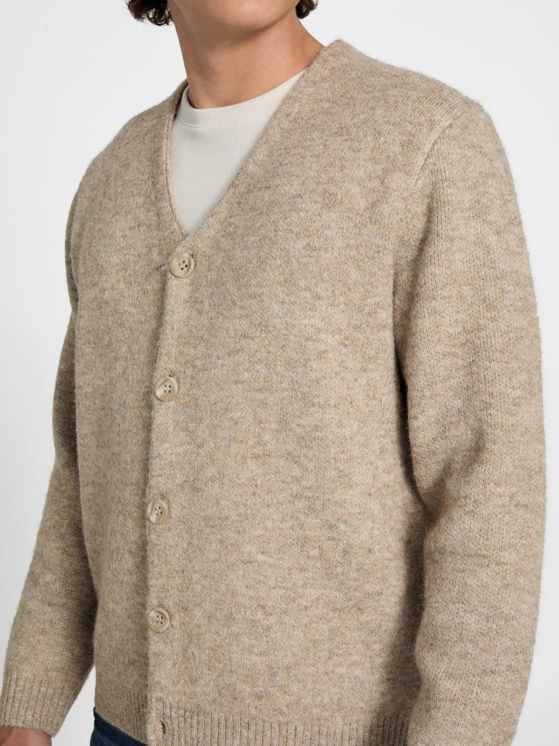 Wool-blend cardigan
