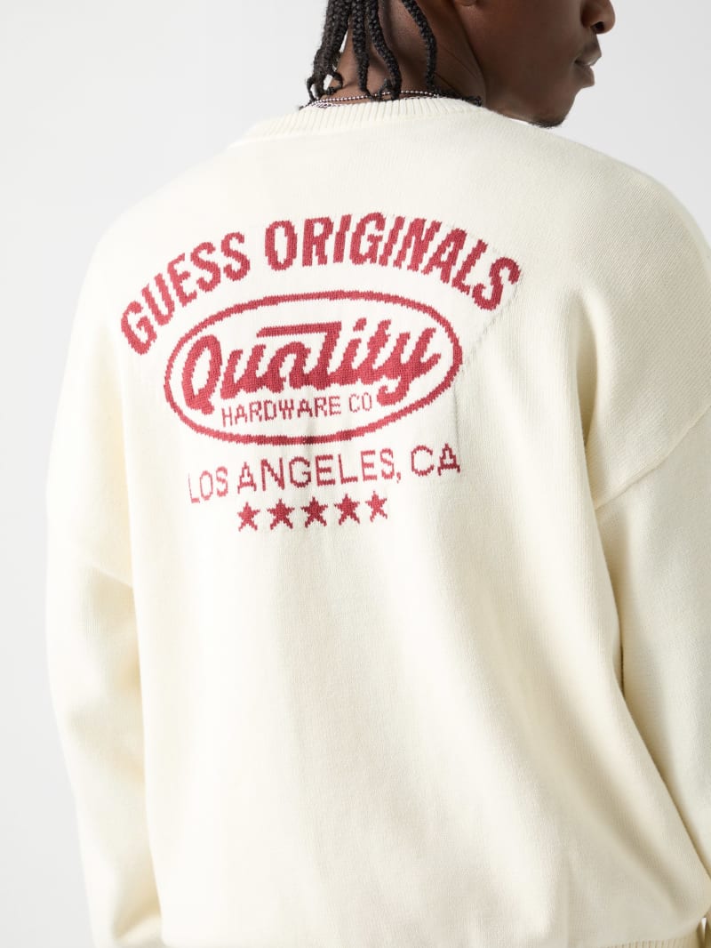 GUESS Originals Eco Back Logo Sweater Men | GUESS Jeans®