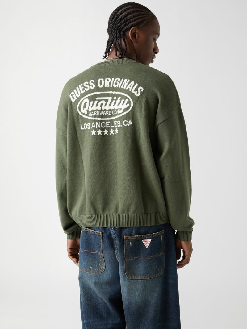 GUESS Originals Eco Back Logo Sweater - thumbnail 8