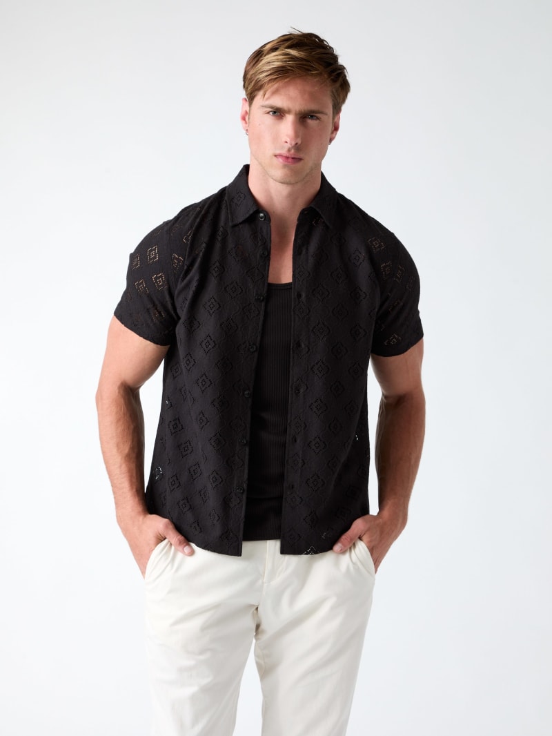 GUESS® Openwork shirt