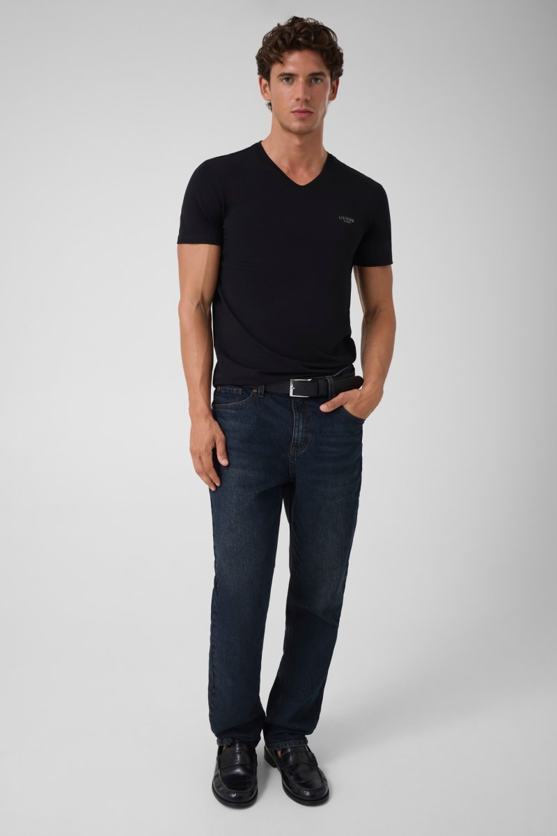 V-neck logo t-shirt