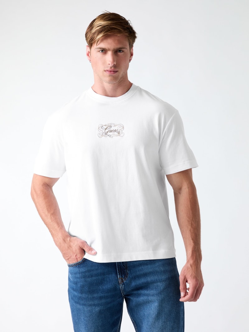 GUESS® Embroidered logo t-shirt Men