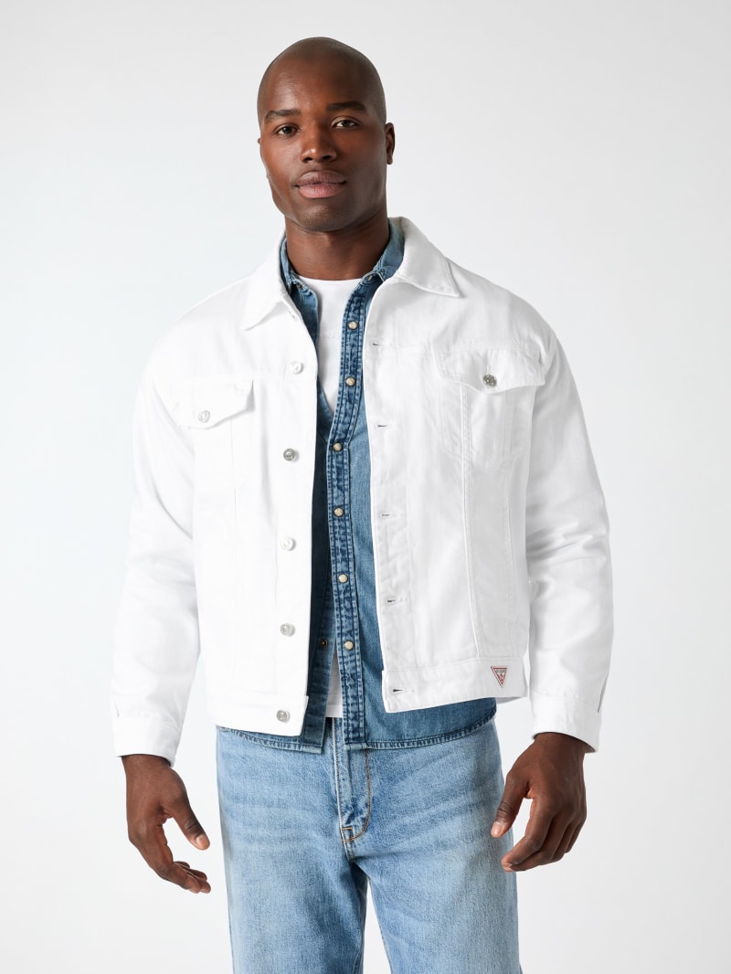 Denim trucker jacket