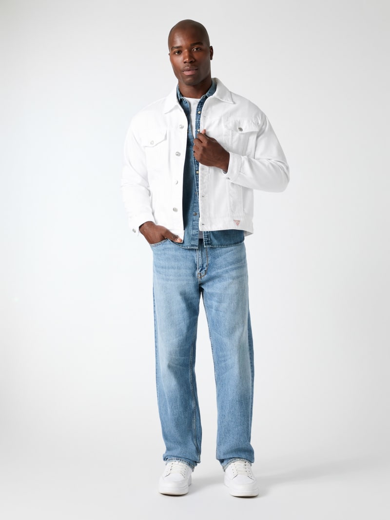 Denim trucker jacket