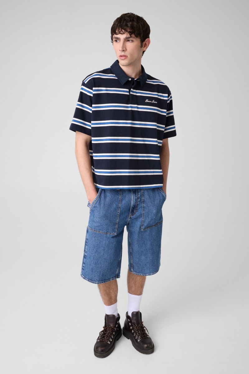 Striped polo t-shirt - thumbnail 2