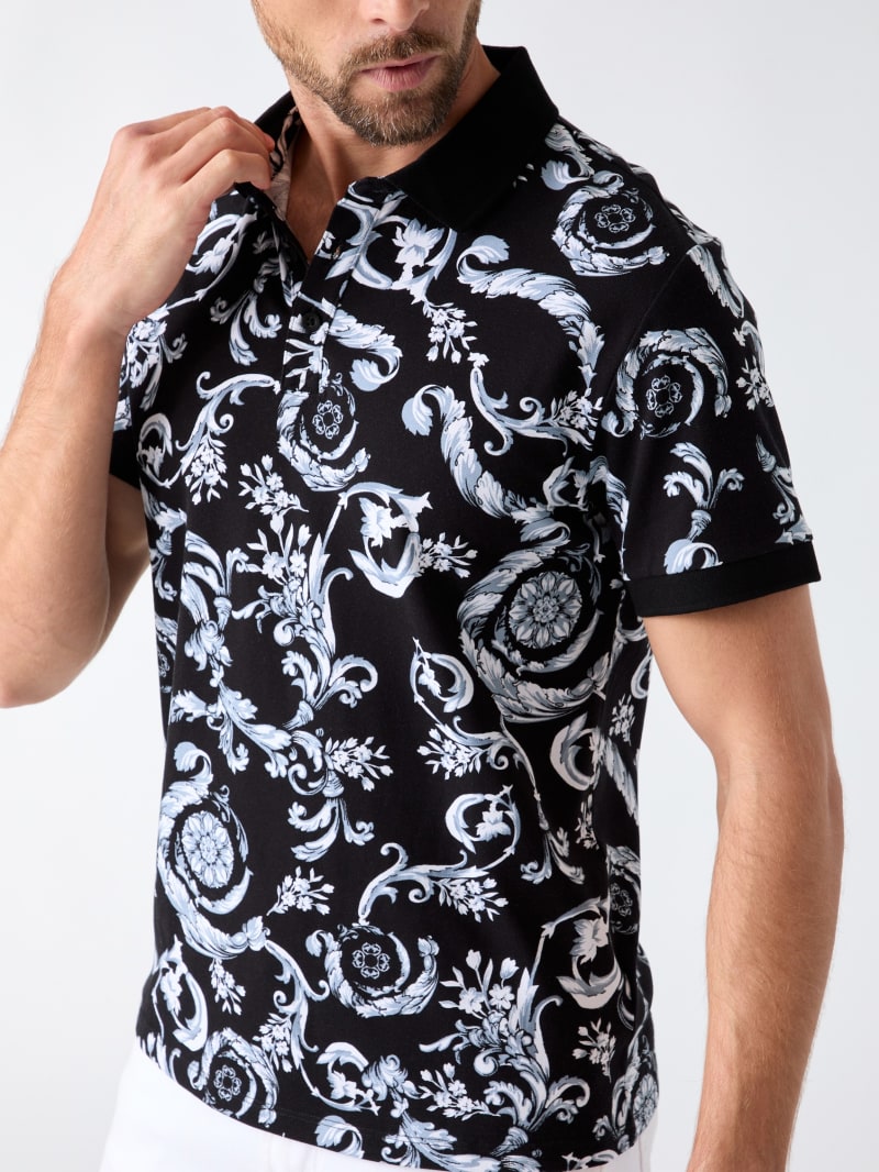 Printed polo shirt - thumbnail 3