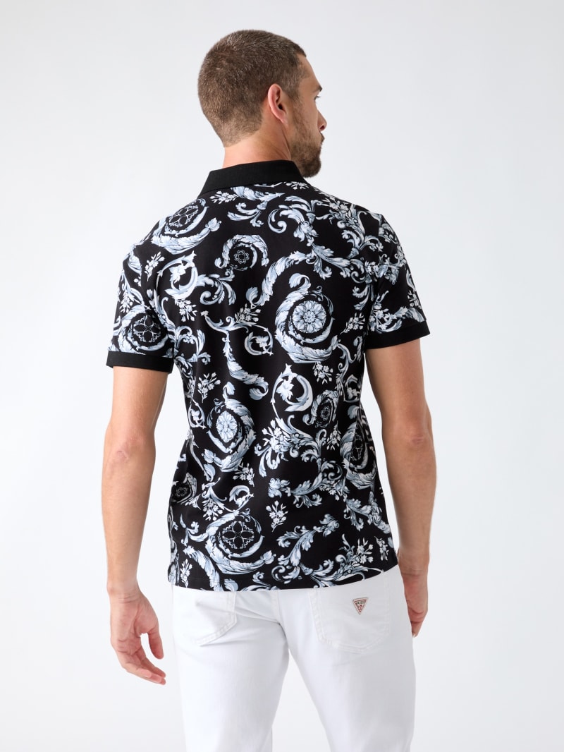 GUESS® Printed polo shirt