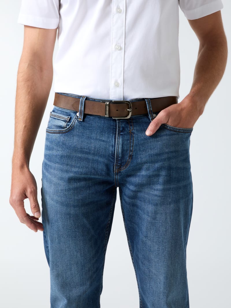 Genuine leather belt