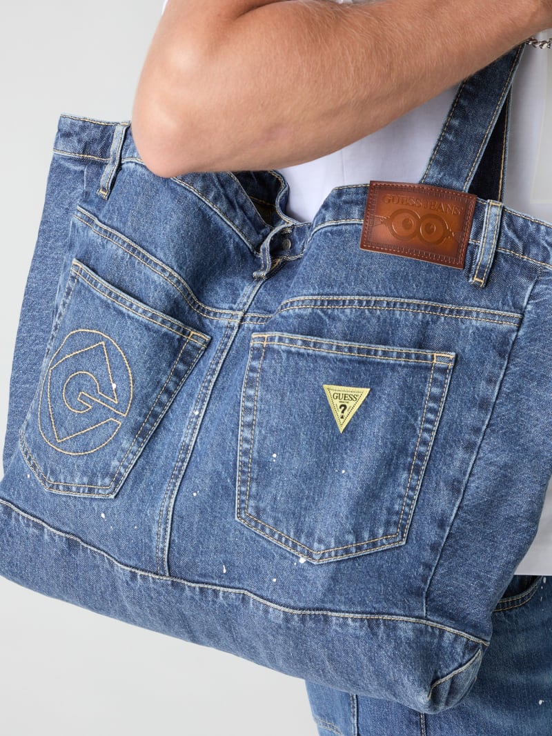 GUESS® GJ X Minions Denim Tote Bag