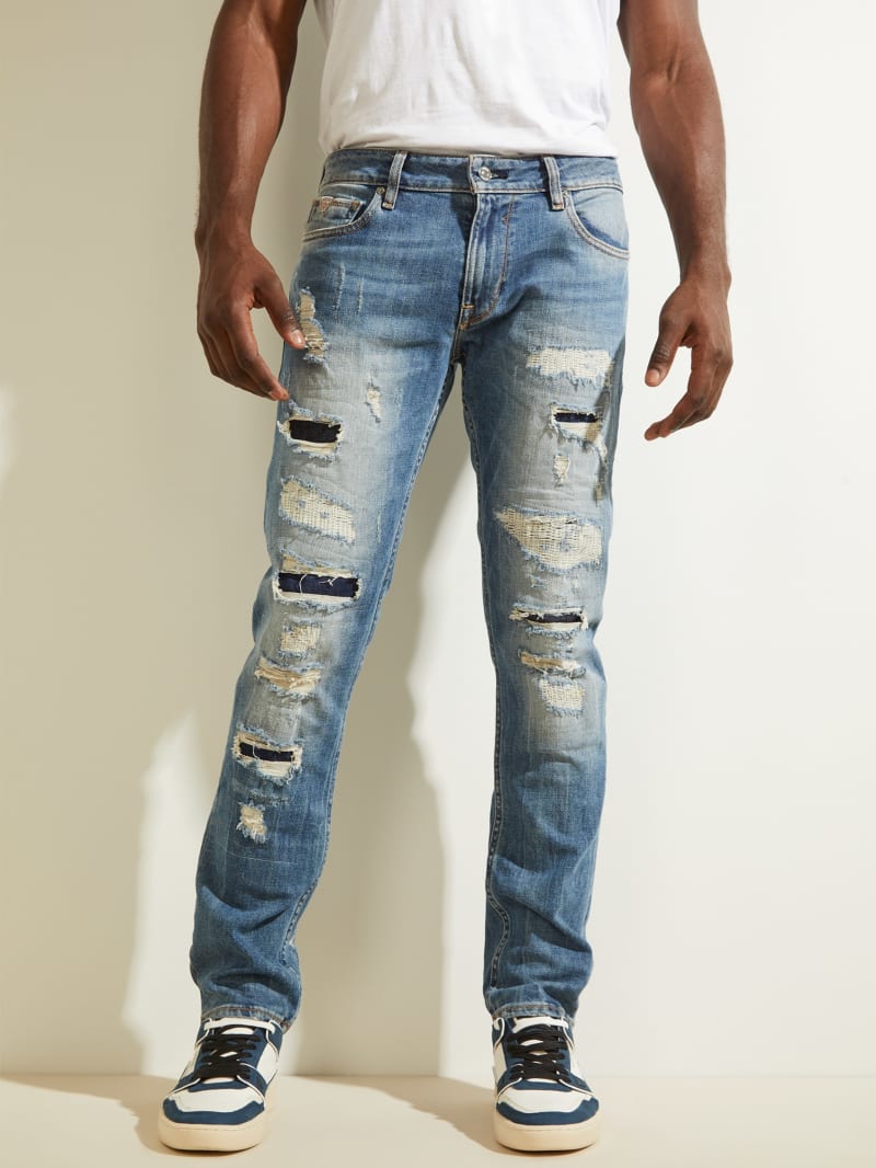 guess ripped jeans