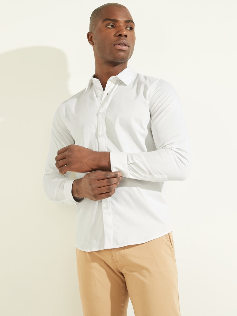 Guess button up shirts clearance
