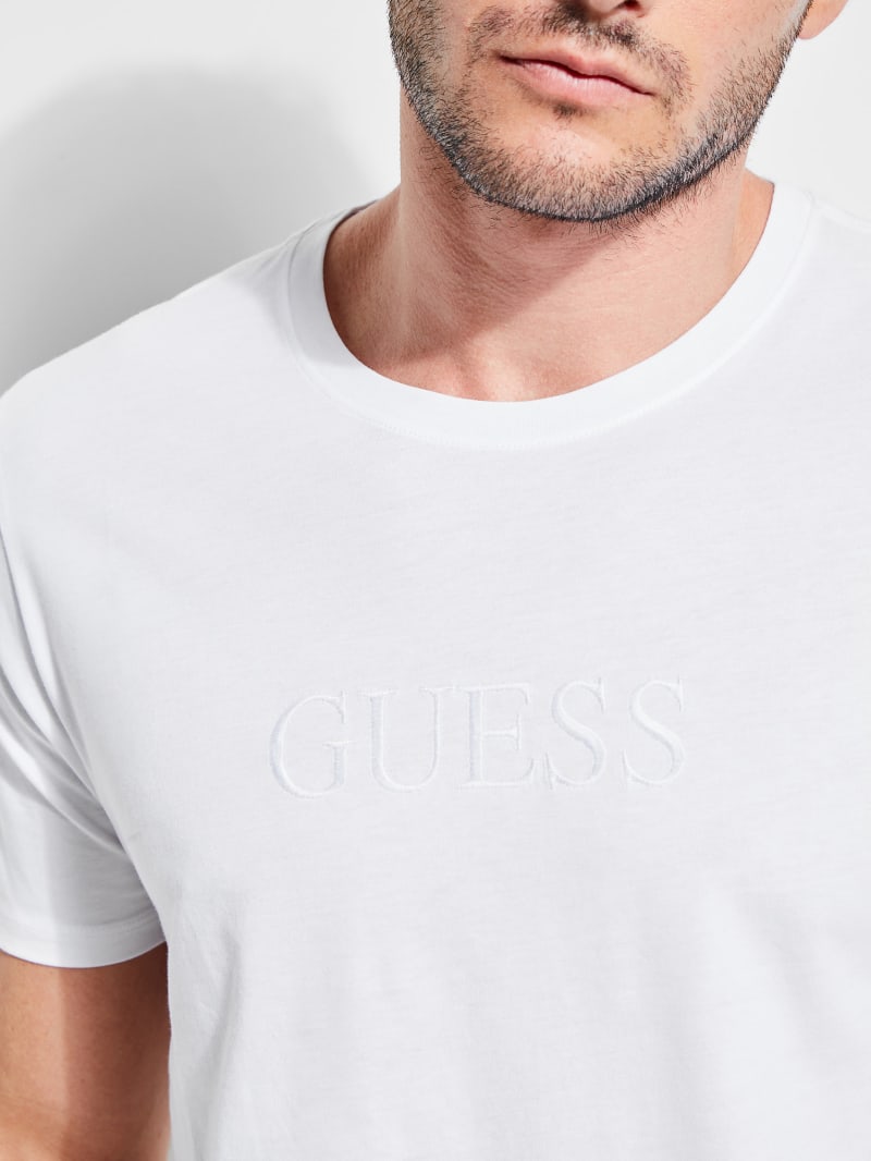 Guess white t online shirt mens