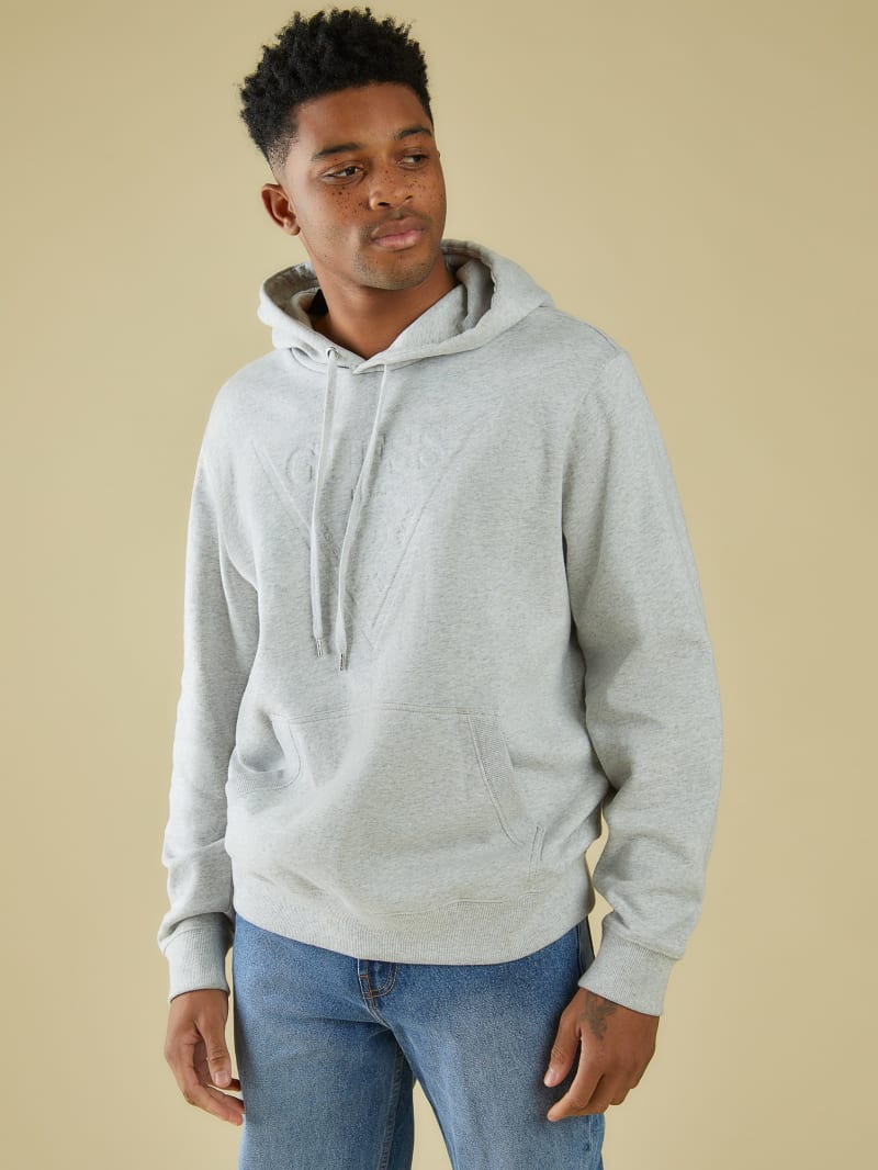 Roy Debossed Logo Hoodie | GUESS