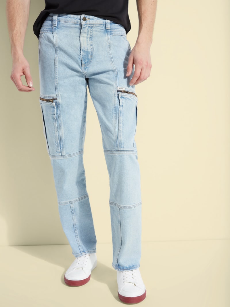 oversized denim pants