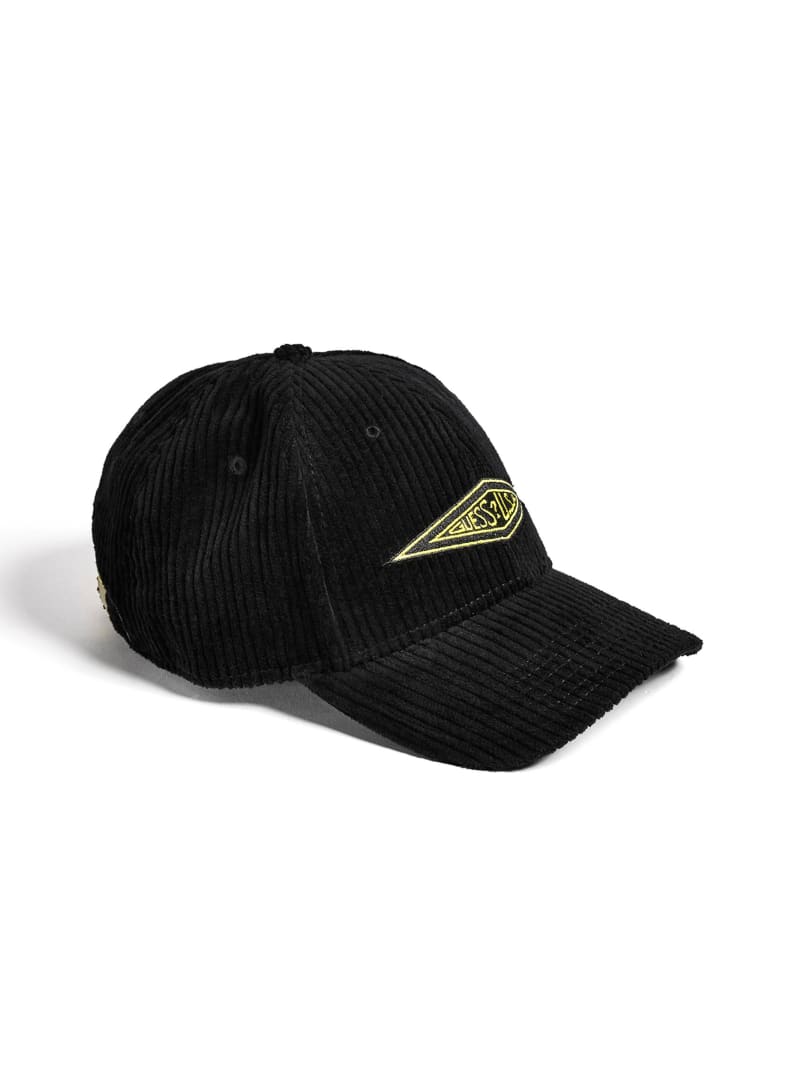 GUESS Originals Logo Corduroy Baseball Hat GUESS