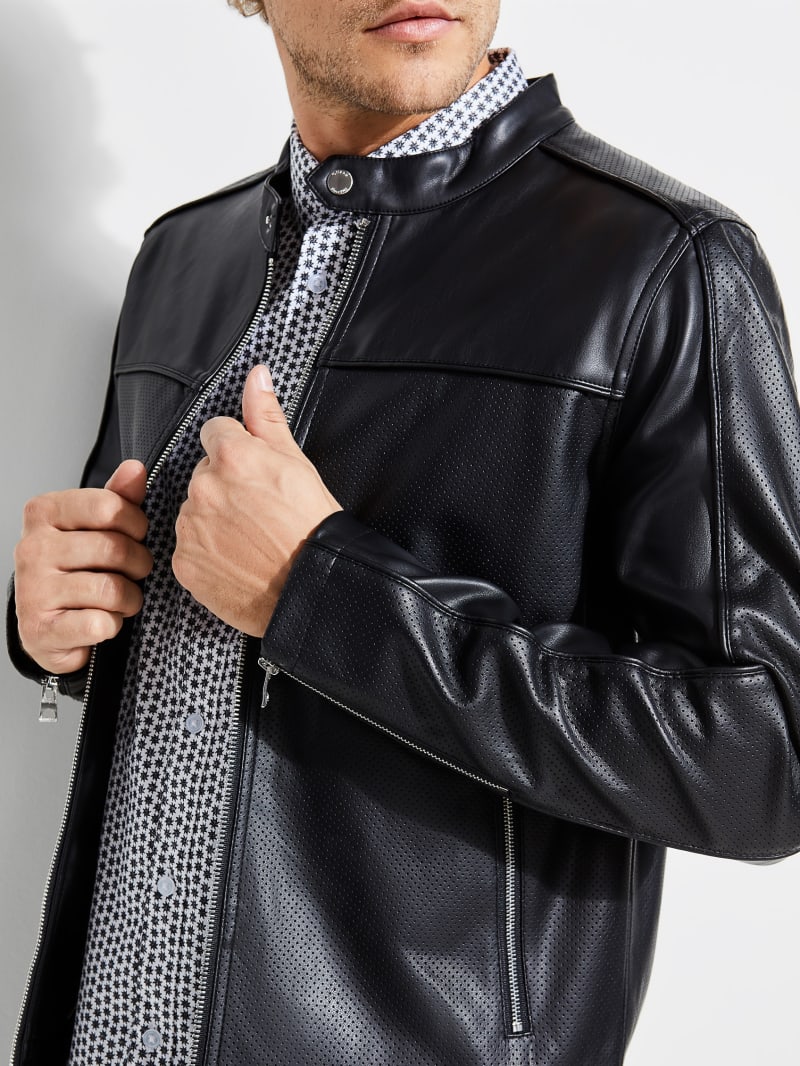 Guess leather touch jacket Clearance